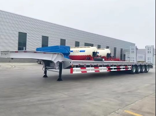 13000x2500x1100 4 assi Lowboy semirimorchio personalizzabile per il trasporto di attrezzature pesanti