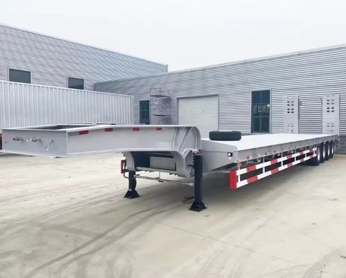 13000x2500x1100 4 assi Lowboy semirimorchio personalizzabile per il trasporto di attrezzature pesanti