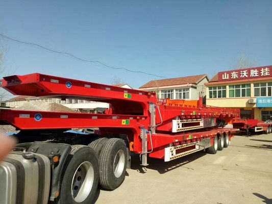 Ritiratore a letto basso a 16 ruote e 4 assi personalizzabile in Oman da 13 a 18 metri con carico massimo di 30 TON
