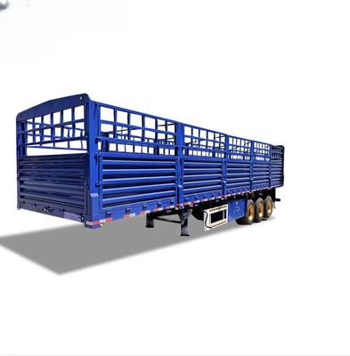 acciaio 3 assi 4 assi Recinzione laterale di parete Cargo Semiconduttori rimorchi con 2&quot; 50mm King Pin