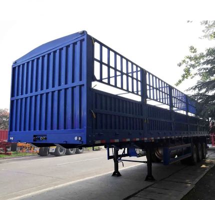 acciaio 3 assi 4 assi Recinzione laterale di parete Cargo Semiconduttori rimorchi con 2&quot; 50mm King Pin