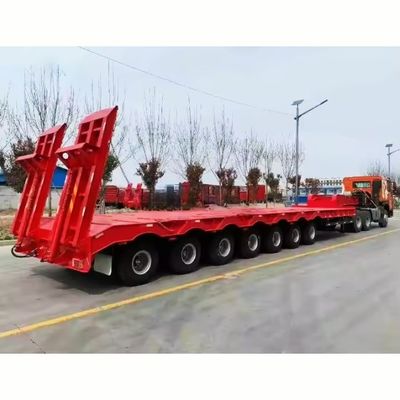 70 80 tonnellate semirimorchio estensibile lowboy per il trasporto di attrezzature pesanti nella migliore delle ipotesi