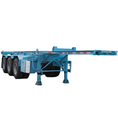 Wosheng colore personalizzato 2 3 4 assi camion scheletro semirimorchio per il carico di container