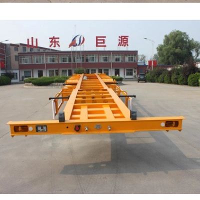 Wosheng colore personalizzato 2 3 4 assi camion scheletro semirimorchio per il carico di container