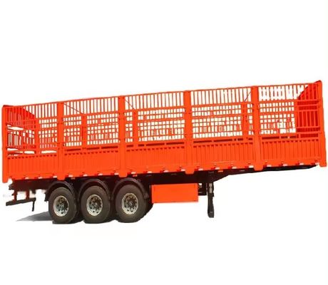 Sosposizione meccanica Fermo per allevamenti Semi-camion rimorchio con pneumatici 12.00R22.5