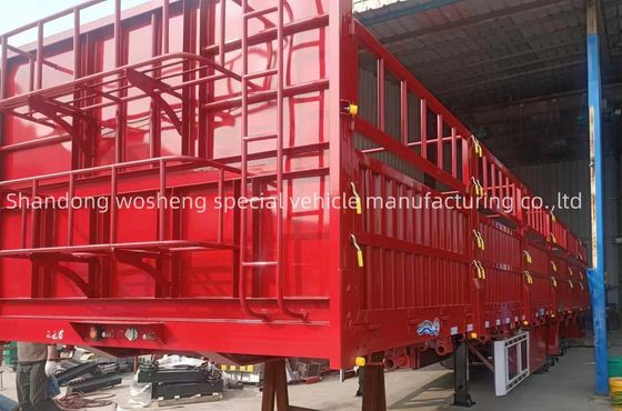 Sosposizione meccanica Fermo per allevamenti Semi-camion rimorchio con pneumatici 12.00R22.5