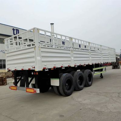 Acciaio 3 assi Canvas Cover Cornice laterale Tipo Cargo Box Container Recinzione Semi camion rimorchio