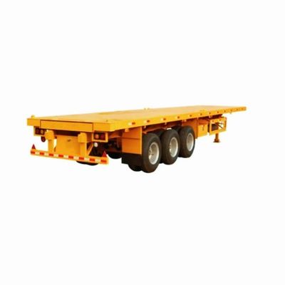 3 assi 60 - 80 tonnellate 20 - 45 piedi contenitore piatto semirimorchio con carico massimo 50000 kg