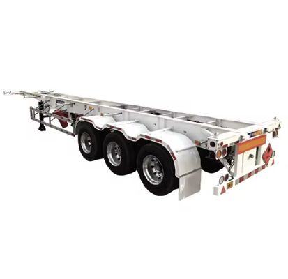 Utilizzo dei container e trasporto Semi-remorchi a scheletro con sistema di frenatura a doppia linea