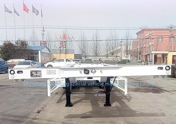 Utilizzo dei container e trasporto Semi-remorchi a scheletro con sistema di frenatura a doppia linea