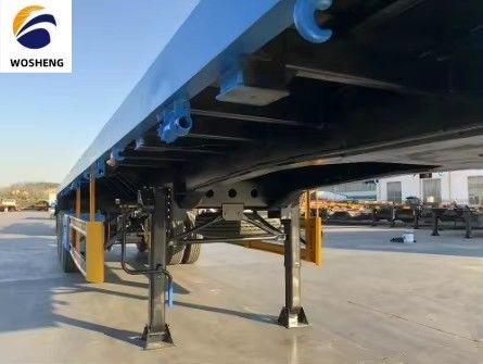 Sospensione meccanica 40 FT semirimorchio per il trasporto di macchine pesanti