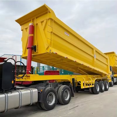 Semi-remorchio personalizzato con trasporto di minerale di sabbia e trave principale in acciaio Q345B/T700