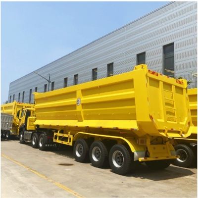 Semi-remorchio personalizzato con trasporto di minerale di sabbia e trave principale in acciaio Q345B/T700