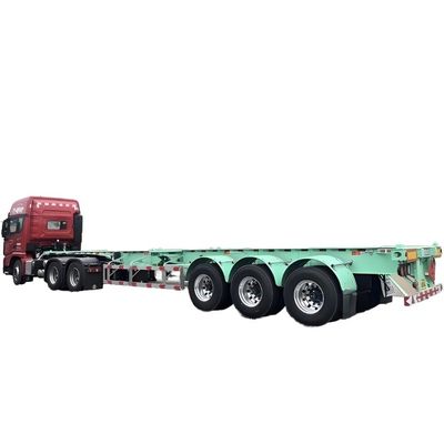 50 tonnellate contenitore di carico utile di trasporto 2/3/4 asse rimorchio di camion scheletro semirimorchio
