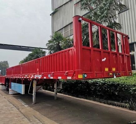 Industria Trasporti 3 assi semirimurato laterale con sospensione meccanica Wosheng