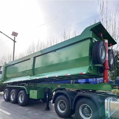 cilindro idraulico a forma di U a 3 assi, rimorchio posteriore, semirimorchio con molla a foglia