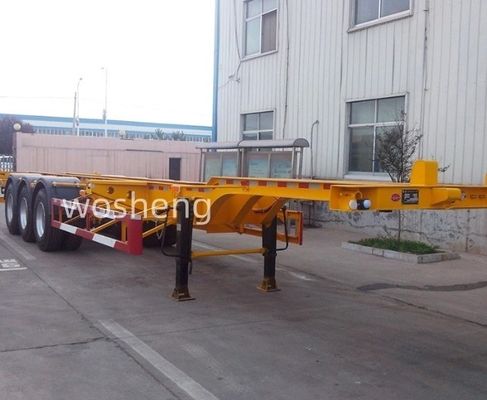 12400x2500x1550mm Chassis scheletrico Container trailer per il trasporto di container da 40 piedi