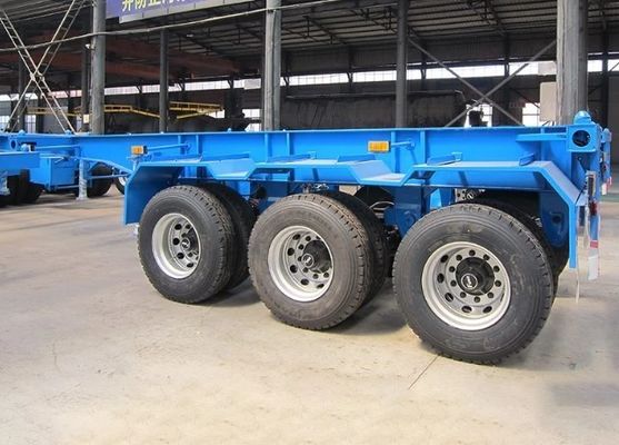 40FT 3 assi Container Chassis Skeleton Semi Truck Trailer per il trasporto di container