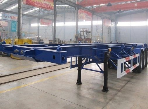40FT 3 assi Container Chassis Skeleton Semi Truck Trailer per il trasporto di container