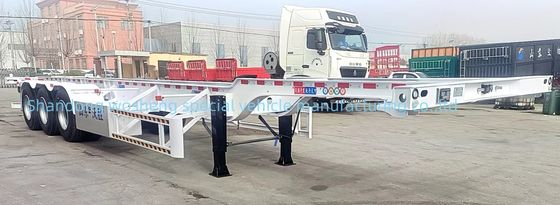 2024 Most Popular 3 Axle Container Transport Trailer con carrello di atterraggio pesante 28t