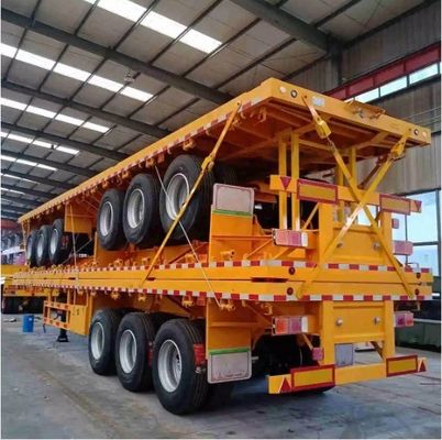 Container trailer da 40 piedi con 3 assi e dimensioni di 12400x2610x1550 mm