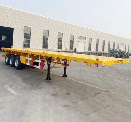 Container trailer da 40 piedi con 3 assi e dimensioni di 12400x2610x1550 mm
