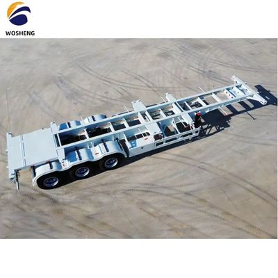 Richiesta del cliente 40ft Container Skeleton Semi-trailer per le esigenze di trasporto di container