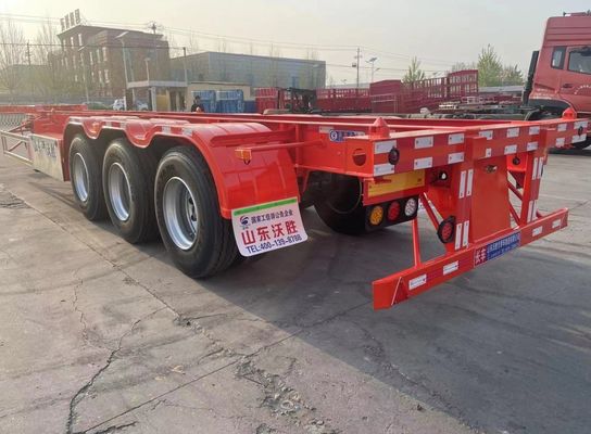 Richiesta del cliente 40ft Container Skeleton Semi-trailer per le esigenze di trasporto di container