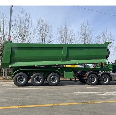 Semi-remolco a forma di U 40 metri cubi di ripiego idraulico
