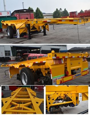 Camion rimorchio 40ft Semi rimorchio scheletro con pneumatici 12.00R22.5/315 80R22.5/11.00R20