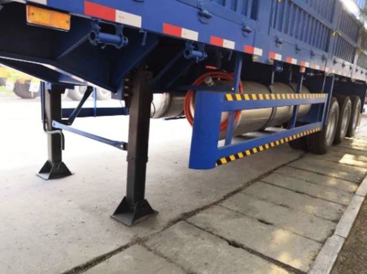 80T rimorchio a parete laterale chiuso per il trasporto di merci sfuse