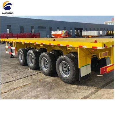 2&quot; 50mm o 3,5&quot; 90mm King Pin 60 tonnellate 80 tonnellate Flatbed Semi Truck Trailers 20ft