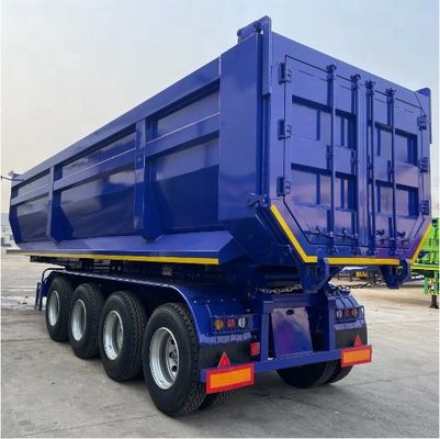 Diretto 3-6 assi di ribaltamento di ribaltamento posteriore camion di scarico semirimorchiato con 28T di carrello di atterraggio