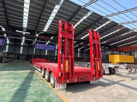 40-100TON Trailers a basso peso per il trasporto sicuro di attrezzature pesanti
