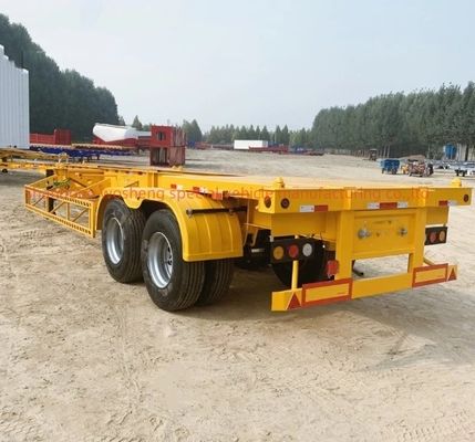 40ft Container Transport Made Easy Skeleton Semi-Trailer con serrature a torsione di container