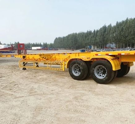 40ft Container Transport Made Easy Skeleton Semi-Trailer con serrature a torsione di container