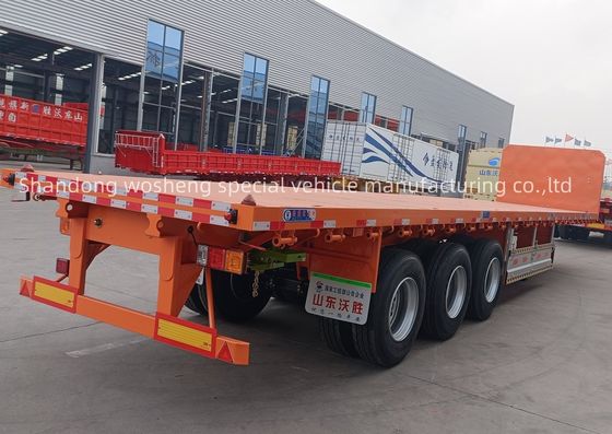 3 assi o personalizzazione 20ft/40ft Container Flatbed Trailer con o senza Fender anteriore