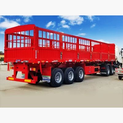 Cargo utile massimo 30000 kg Ferraglia di trasporto quadrato per animali semirimorchio per il trasporto di ortaggi