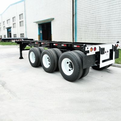 Container Trailer 3 axle Skeleton Semi-trailer Chassis con carico utile massimo di 50 tonnellate