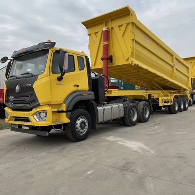 Semi-remolchi di 40 cubi a 3 assi a forma di U per materiali da costruzione