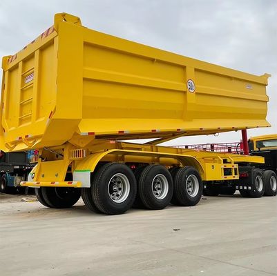 Semi-remolchi di 40 cubi a 3 assi a forma di U per materiali da costruzione