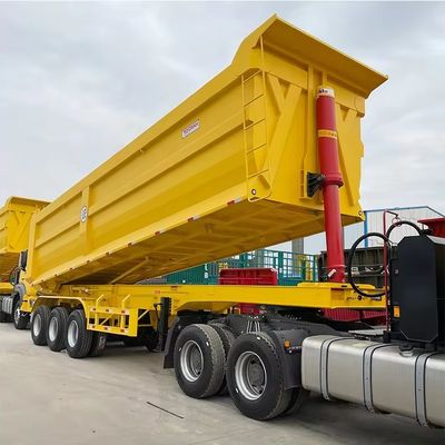 Semi-remolchi di 40 cubi a 3 assi a forma di U per materiali da costruzione