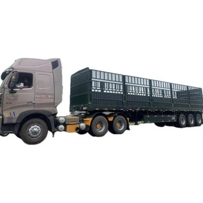 Semi-rimorchio in acciaio per autocarri e carico massimo 40-80 tonnellate