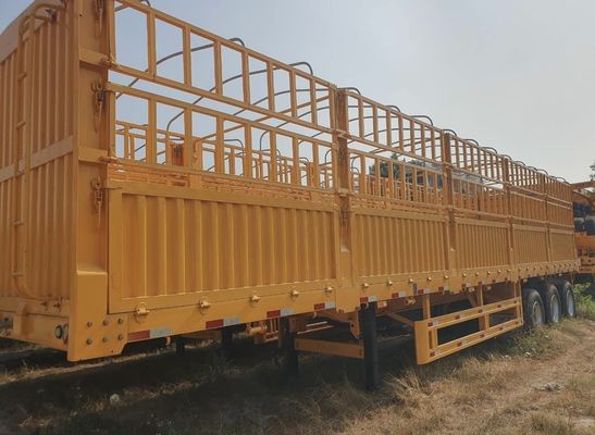 Semi-rimorchio in acciaio per autocarri e carico massimo 40-80 tonnellate