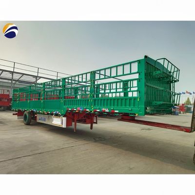 3 assi 4 assi 40 piedi di trasporto di bestiame recinzione semirimorchio con Wabco sistema di frenatura