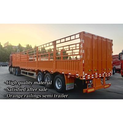 3 assi 4 assi 40 piedi di trasporto di bestiame recinzione semirimorchio con Wabco sistema di frenatura