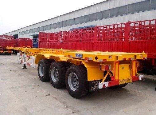 2 assi 3 assi 4 assi rimorchio scheletrico per il trasporto 20ft 40ft 45ft contenitori al meglio