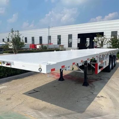 Container 3/4 asse Flatbed Truck Semi-remolchio per sistema di frenatura Sistema di frenatura a doppia linea
