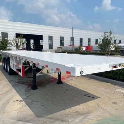 Container 3/4 asse Flatbed Truck Semi-remolchio per sistema di frenatura Sistema di frenatura a doppia linea