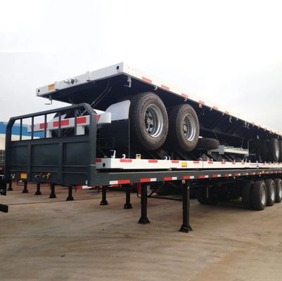 Container 3/4 asse Flatbed Truck Semi-remolchio per sistema di frenatura Sistema di frenatura a doppia linea